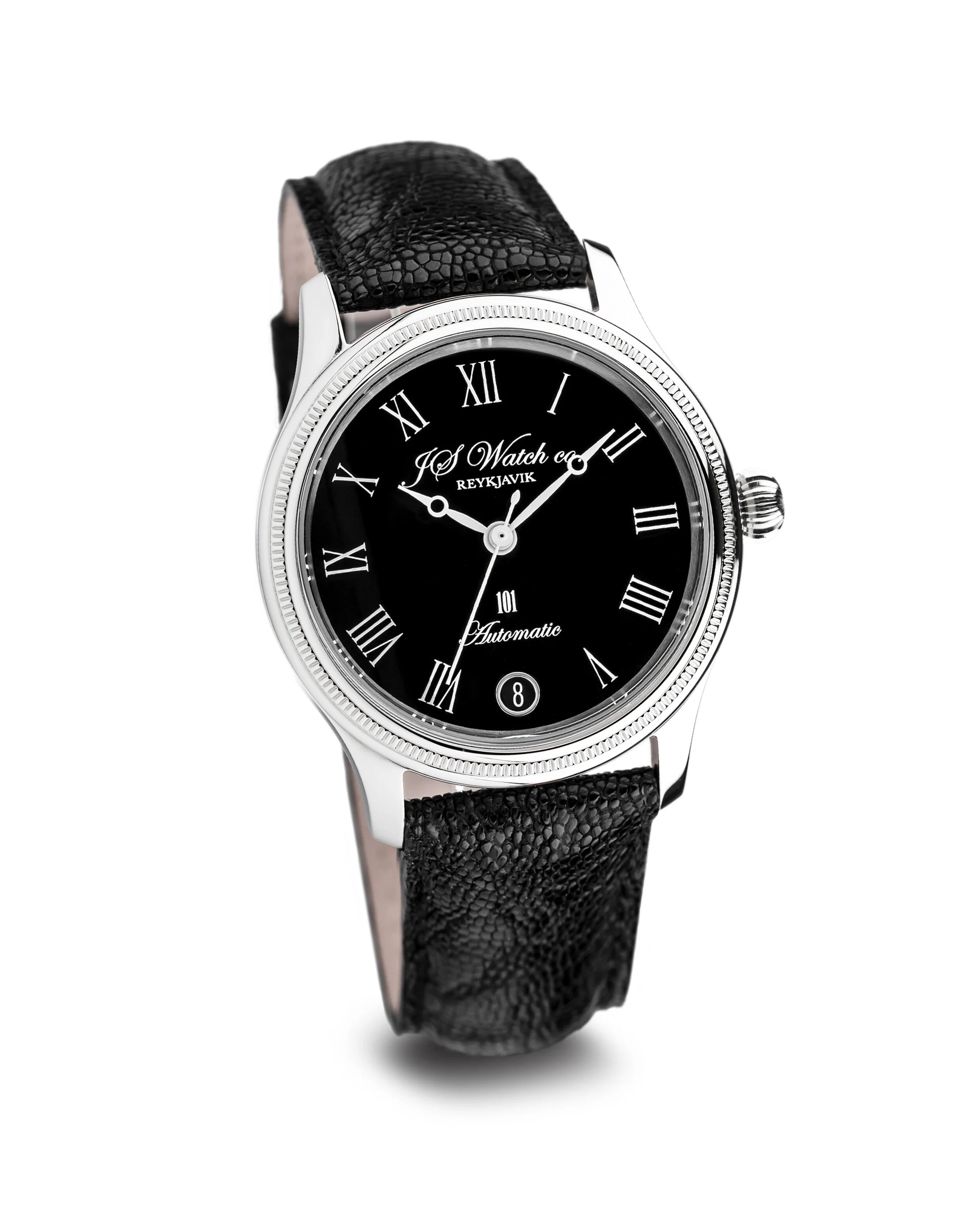 JS Watch Company Reykjavik — 101 32mm Black Roman